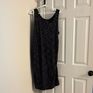 Black and Gray Maternity Dress